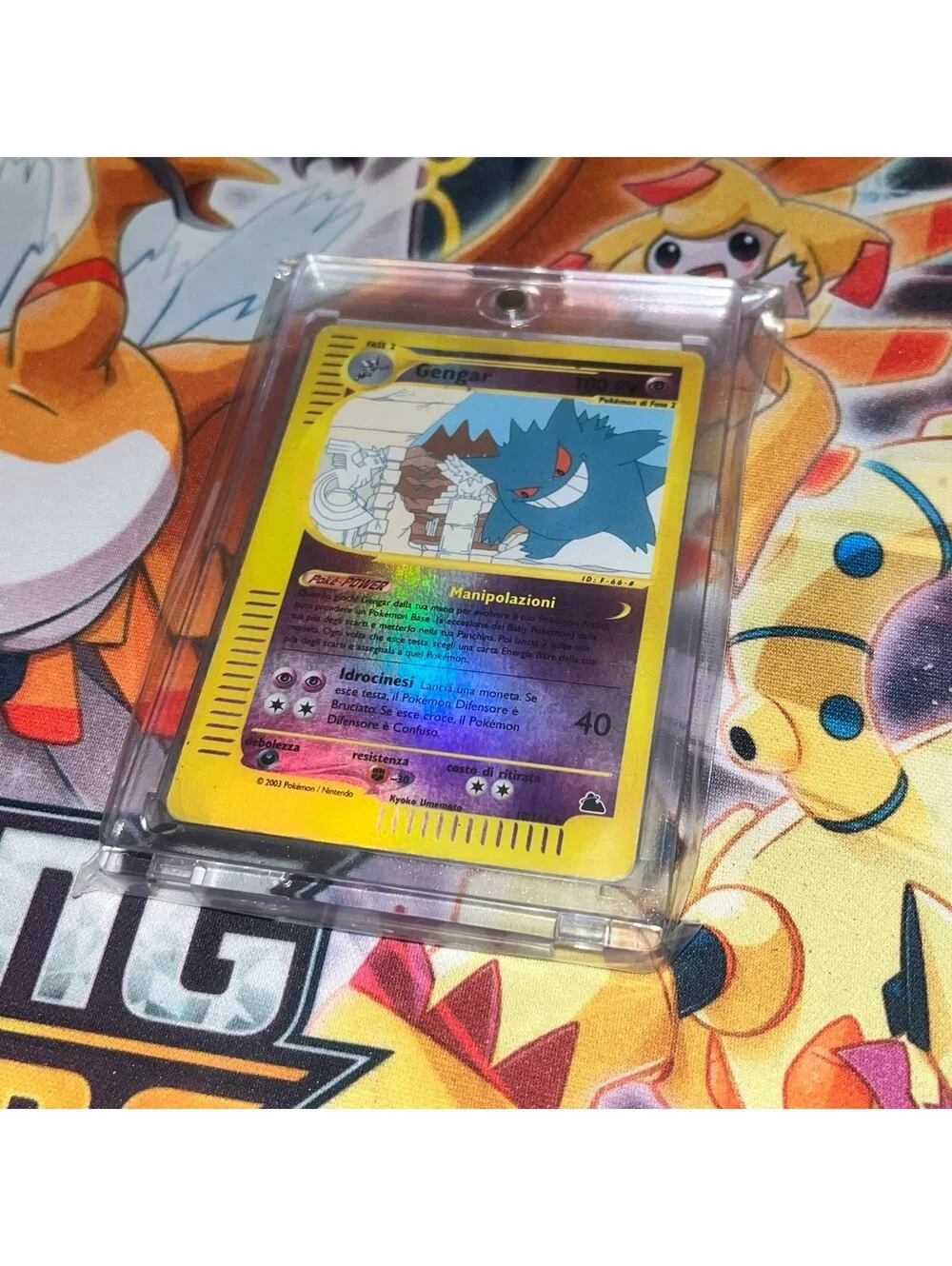 Gengar 10/144 Skyridge Reverse Holo Ultra Rare Pokemon TCG Nintendo ITALIAN LP